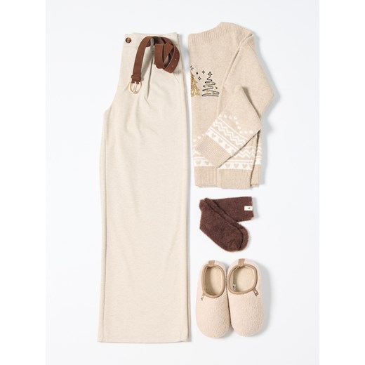 Sinsay - Sweter z motywem świątecznym - wielobarwny Sinsay L Sinsay