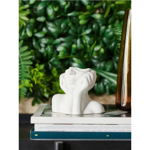 Sinsay - Wazon - biały ze sklepu Sinsay w kategorii Wazony - zdjęcie 187382195