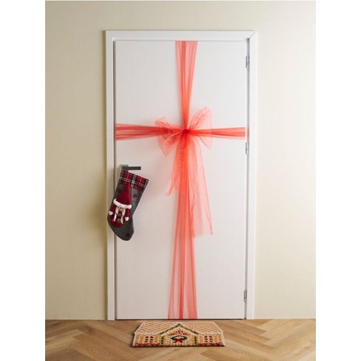 Sinsay - Dekoracyjna kokarda do powieszenia - czerwony ze sklepu Sinsay w kategorii Dekoracje bożonarodzeniowe - zdjęcie 187382238