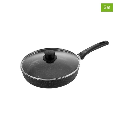 Ballarini 2-częściowy zestaw &quot;Latina&quot; w kolorze czarnym - Ø 28 ze sklepu Limango Polska w kategorii Garnki - zdjęcie 187382275