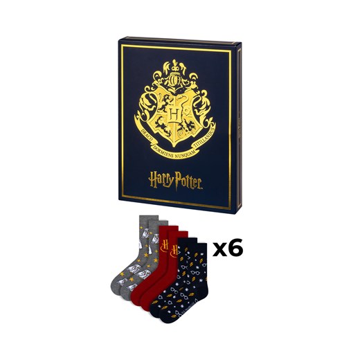 Kalendarz Adwentowy ze Skarpetkami Harry Potter 6-pak ze sklepu Sklep SOXO w kategorii Skarpetki damskie - zdjęcie 187382297
