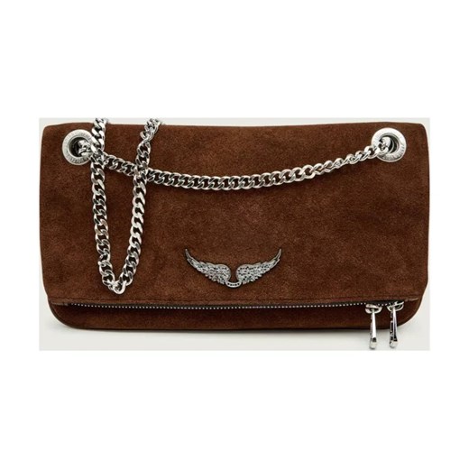 Zadig&Voltaire Torebka na ramię ROCK II | zamsz ze sklepu Gomez Fashion Store w kategorii Kopertówki - zdjęcie 187383018