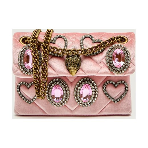 Kurt Geiger Torebka na ramię VELVET MINI KENSINGTON ze sklepu Gomez Fashion Store w kategorii Kopertówki - zdjęcie 187383026