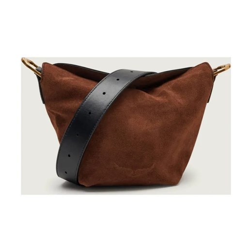 Zadig&Voltaire Torebka na ramię BABY JANE | zamsz ze sklepu Gomez Fashion Store w kategorii Listonoszki - zdjęcie 187383047