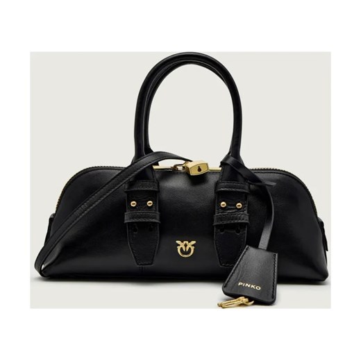 Pinko Skórzany kuferek BOWLING ze sklepu Gomez Fashion Store w kategorii Kuferki - zdjęcie 187383076