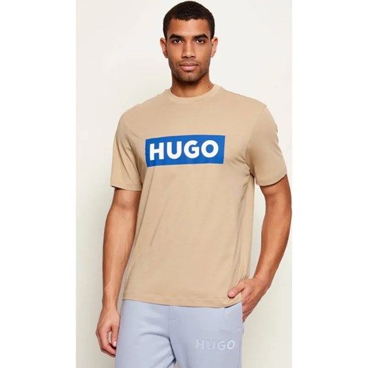 Hugo Blue T-shirt Nico | Regular Fit ze sklepu Gomez Fashion Store w kategorii T-shirty męskie - zdjęcie 187383108