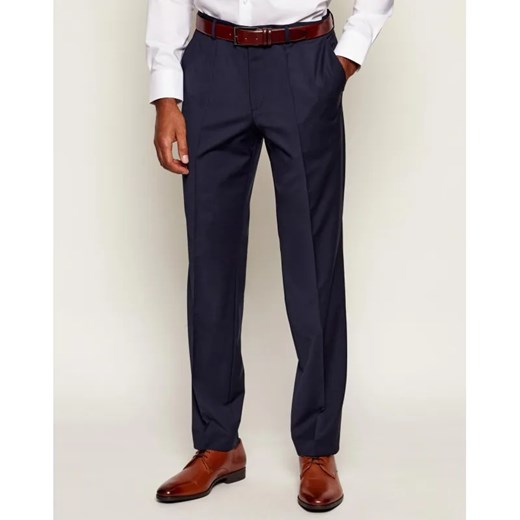 BOSS BLACK Wełniane spodnie H-Leon-MM-C-224 | Regular Fit ze sklepu Gomez Fashion Store w kategorii Spodnie męskie - zdjęcie 187383789