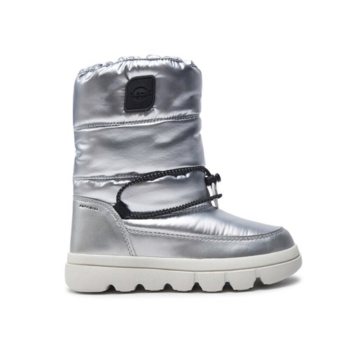 Śniegowce Geox J46HWB 0LVNF C1007 S Szary ze sklepu eobuwie.pl w kategorii Buty zimowe dziecięce - zdjęcie 187384926