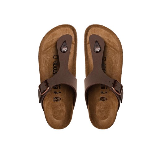 Japonki Birkenstock Gizeh Bs 0043753 Brązowy ze sklepu eobuwie.pl w kategorii Klapki damskie - zdjęcie 187384938
