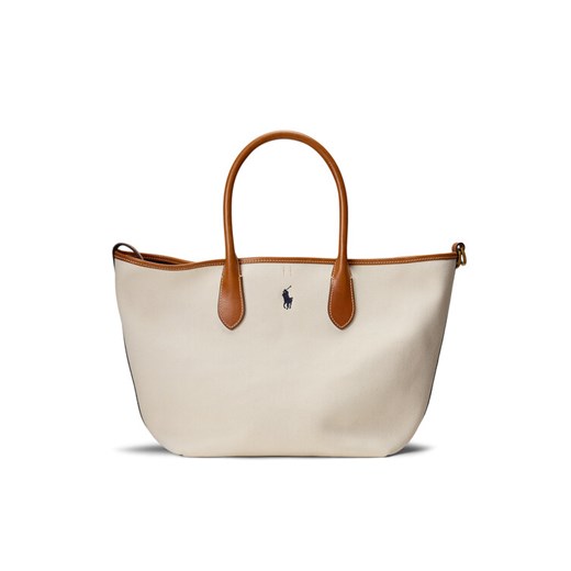 Torebka Polo Ralph Lauren 428962165001 Beżowy ze sklepu eobuwie.pl w kategorii Torebki damskie - zdjęcie 187384955