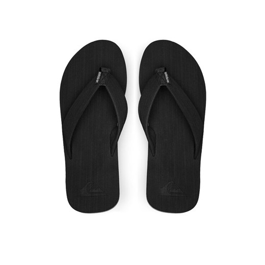 Japonki Quiksilver MOLOKAI LAYBACK TEXTURED AQYL101266 XKWK Czarny ze sklepu eobuwie.pl w kategorii Klapki męskie - zdjęcie 187384957