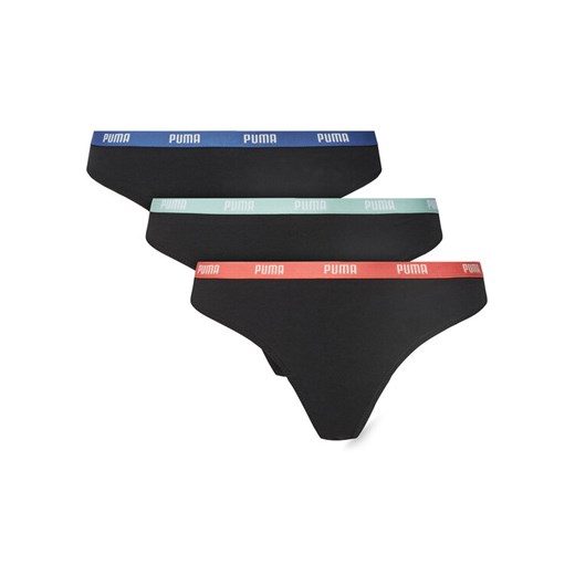 Puma Komplet stringów 907590 Czarny ze sklepu MODIVO w kategorii Majtki damskie - zdjęcie 187385176