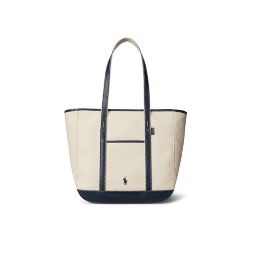 Polo Ralph Lauren Torebka 428968158002 Écru ze sklepu MODIVO w kategorii Torby Shopper bag - zdjęcie 187385197