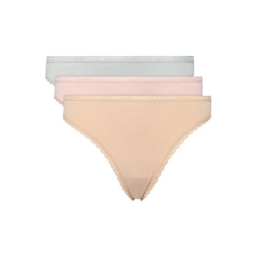 Tommy Hilfiger Komplet stringów UW0UW05954 Kolorowy ze sklepu MODIVO w kategorii Majtki damskie - zdjęcie 187385198