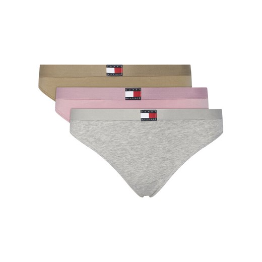 Tommy Hilfiger Komplet stringów UW0UW06139 Kolorowy ze sklepu MODIVO w kategorii Majtki damskie - zdjęcie 187385239