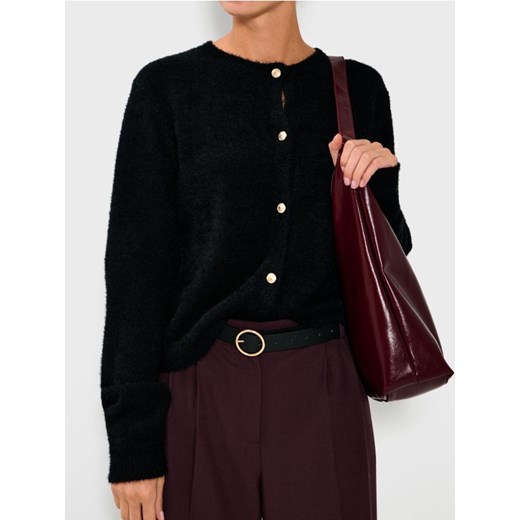 Sinsay - Sweter z ozdobnymi guzikami - czarny ze sklepu Sinsay w kategorii Swetry damskie - zdjęcie 187386809