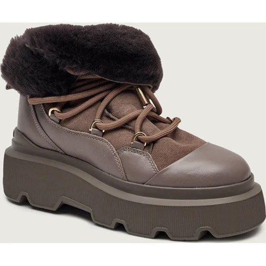 INUIKII Śniegowce Endurance | skóra | shearling ze sklepu Gomez Fashion Store w kategorii Śniegowce damskie - zdjęcie 187386906