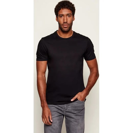 BOSS BLACK T-shirt Tessler | Slim Fit | mercerised ze sklepu Gomez Fashion Store w kategorii T-shirty męskie - zdjęcie 187386927
