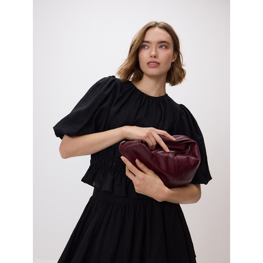 Reserved - Torebka hobo - mahoniowy ze sklepu Reserved w kategorii Torebki bagietki - zdjęcie 187387939