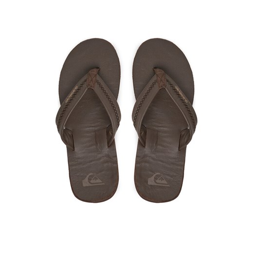 Quiksilver Japonki AQYL101302 Brązowy ze sklepu MODIVO w kategorii Klapki męskie - zdjęcie 187388478