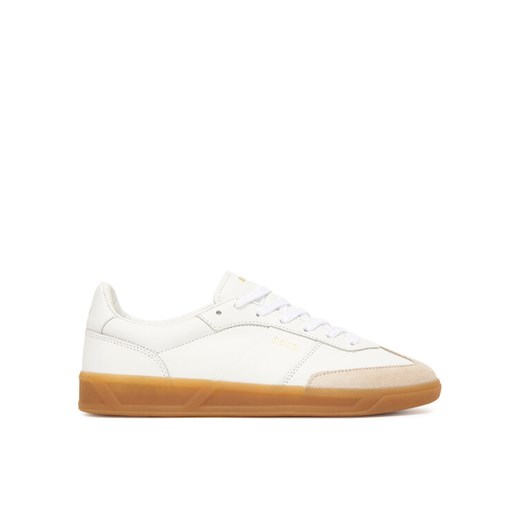 BOSS Sneakersy Brenta Tenn Ltsd 50518001 Biały ze sklepu MODIVO w kategorii Buty sportowe damskie - zdjęcie 187388487
