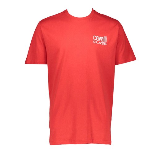 cavalli CLASS Koszulka w kolorze czerwonym ze sklepu Limango Polska w kategorii T-shirty męskie - zdjęcie 187388876