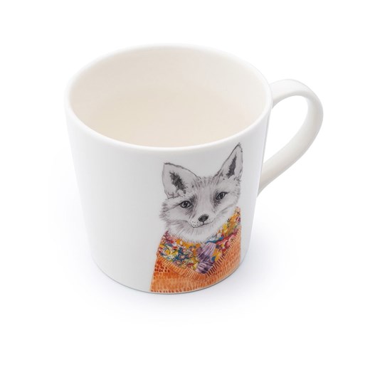 Mikasa Kubek &quot;Fox&quot; w kolorze biało-pomarańczowym - 380 ml ze sklepu Limango Polska w kategorii Naczynia - zdjęcie 187388957