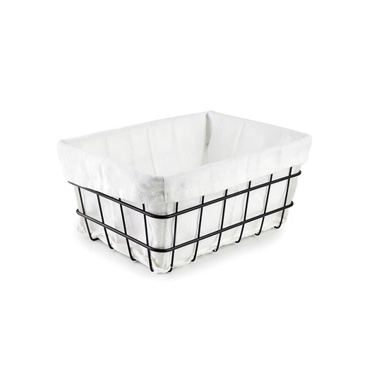 Ibili Koszyk w kolorze czarno-białym na pieczywo - 20 x 18 cm ze sklepu Limango Polska w kategorii Pojemniki kuchenne - zdjęcie 187389029