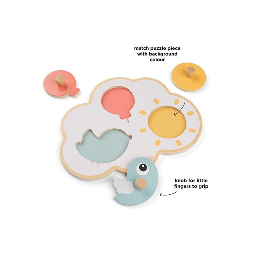 done by deer Puzzle &quot;Happy clouds&quot; - 12 m+ Done By Deer onesize wyprzedaż Limango Polska