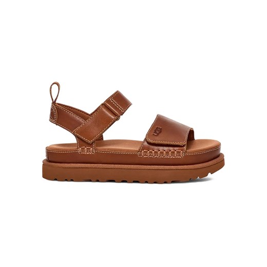 UGG Skórzane sandały w kolorze jasnobrązowym ze sklepu Limango Polska w kategorii Sandały damskie - zdjęcie 187389518