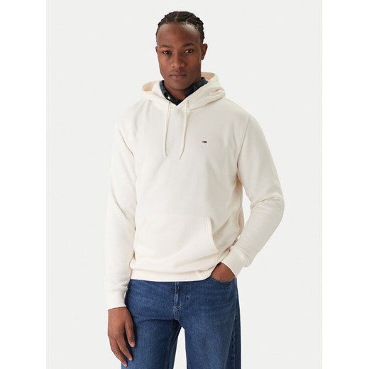 Tommy Jeans Bluza DM0DM20742 Écru Regular Fit ze sklepu MODIVO w kategorii Bluzy męskie - zdjęcie 187389575