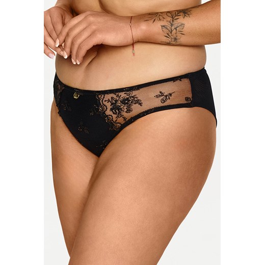 Lupo 2632 figi klasyczny krój i elastyczny materiał czarny ze sklepu kontri.pl w kategorii Majtki damskie - zdjęcie 187389979