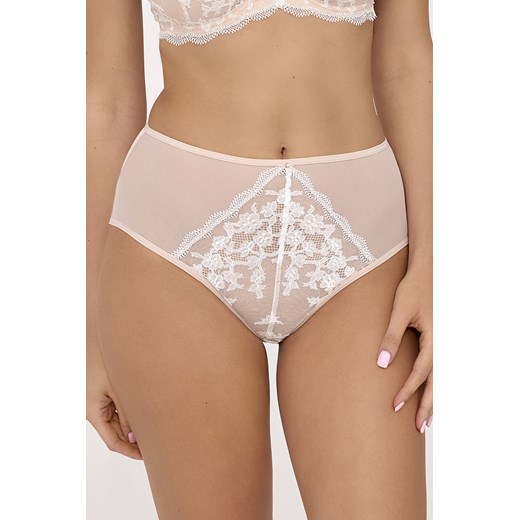 Ava 2247/B brazyliany wysoki stan i wygodne dopasowanie nude pink ze sklepu kontri.pl w kategorii Majtki damskie - zdjęcie 187390015