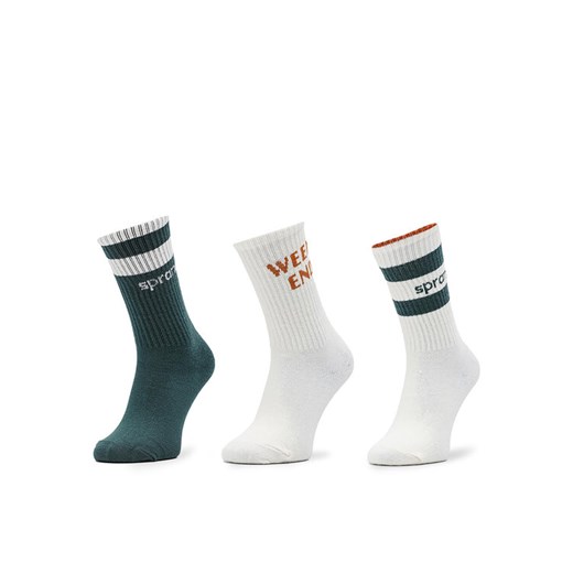 Skarpety długie Sprandi 0KB-004-AW22 (3-pack) r.32/35 Beżowy Sprandi 32_35 eobuwie.pl