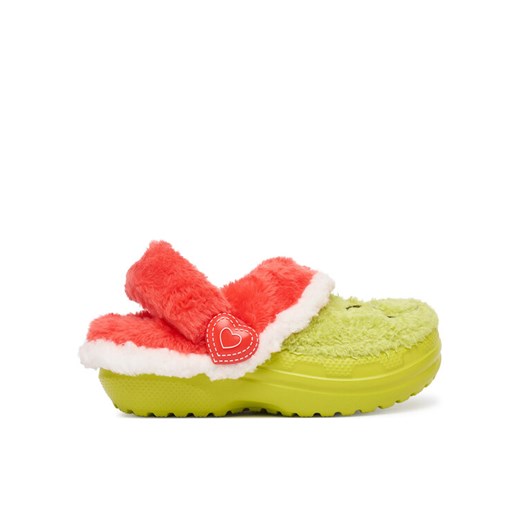 Crocs Klapki Classic Grinch 211690 Zielony ze sklepu MODIVO w kategorii Klapki dziecięce - zdjęcie 187391225