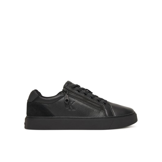 Calvin Klein Sneakersy Classic Cup Laceup Zip Lth YM0YM01437 Czarny ze sklepu MODIVO w kategorii Buty sportowe męskie - zdjęcie 187391236