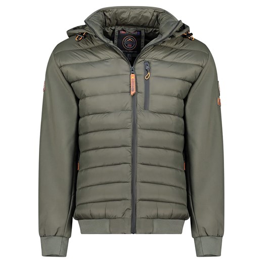 Geographical Norway Kurtka pikowana &quot;Boswell&quot; w kolorze khaki ze sklepu Limango Polska w kategorii Kurtki męskie - zdjęcie 187392095