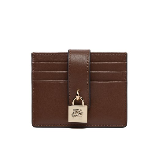 Etui na karty kredytowe KARL LAGERFELD B1W32025 Brązowy ze sklepu eobuwie.pl w kategorii Etui - zdjęcie 187392865