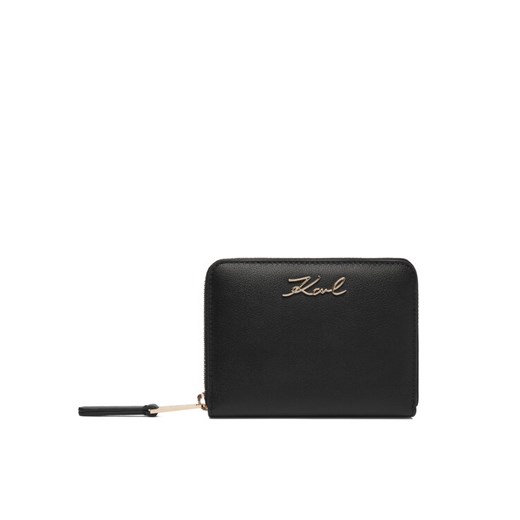 Portfel KARL LAGERFELD B1W32036 Czarny ze sklepu eobuwie.pl w kategorii Portfele damskie - zdjęcie 187392876