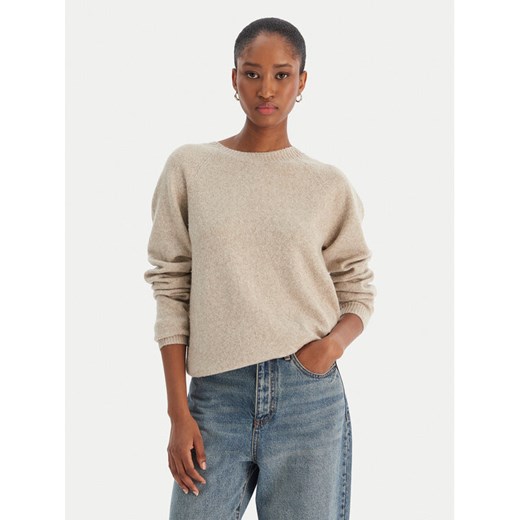 Vero Moda Sweter Doffy 10221006 Beżowy Regular Fit ze sklepu MODIVO w kategorii Swetry damskie - zdjęcie 187393057