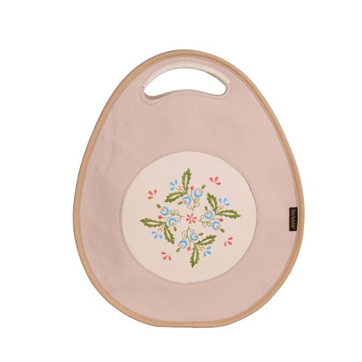 beżowa torebka damska skórzana z funkcją plecaka  Jagoda ze sklepu Słoń Torbalski w kategorii Torby Shopper bag - zdjęcie 187393537