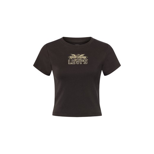 Levi's Koszulka damska Kobiety Bawełna antracytowy jednolity ze sklepu vangraaf w kategorii Bluzki damskie - zdjęcie 187393669