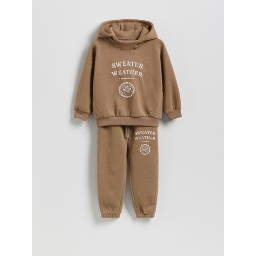 Reserved - Bawełniany komplet - beżowy Reserved 5-2 lata) Reserved