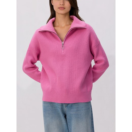 Reserved - Sweter z wiskozą - fioletowy ze sklepu Reserved w kategorii Swetry damskie - zdjęcie 187395029