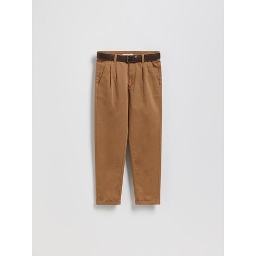 Reserved - Spodnie chino - brązowy ze sklepu Reserved w kategorii Spodnie chłopięce - zdjęcie 187395369