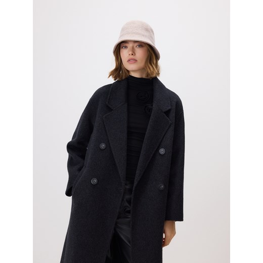 Reserved - Kapelusz bucket z wełną - kremowy ze sklepu Reserved w kategorii Kapelusze damskie - zdjęcie 187395388