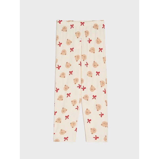 Sinsay - Piżama dwuczęściowa z motywem misia - czerwony Sinsay 134 (8-9 l) Sinsay