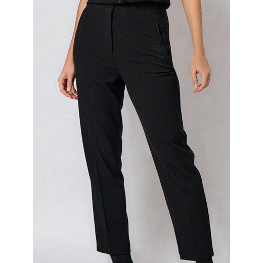 Sinsay - Spodnie straight fit - czarny Sinsay M Sinsay