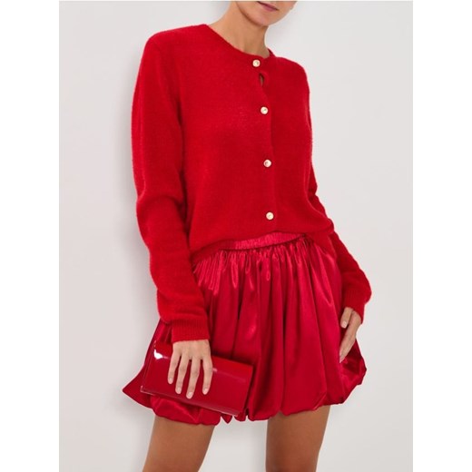 Sinsay - Sweter z ozdobnymi guzikami - czerwony ze sklepu Sinsay w kategorii Swetry damskie - zdjęcie 187396715