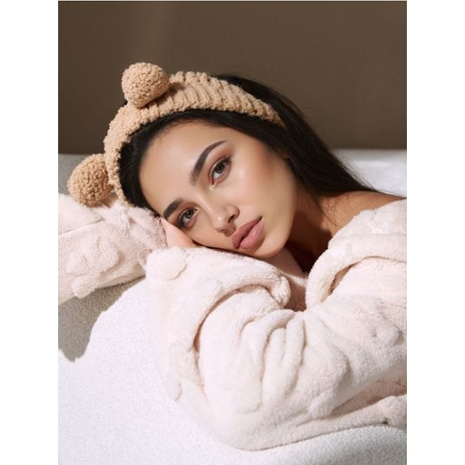 Sinsay - Opaska na głowę z uszkami - beżowy ze sklepu Sinsay w kategorii Opaski damskie - zdjęcie 187396718